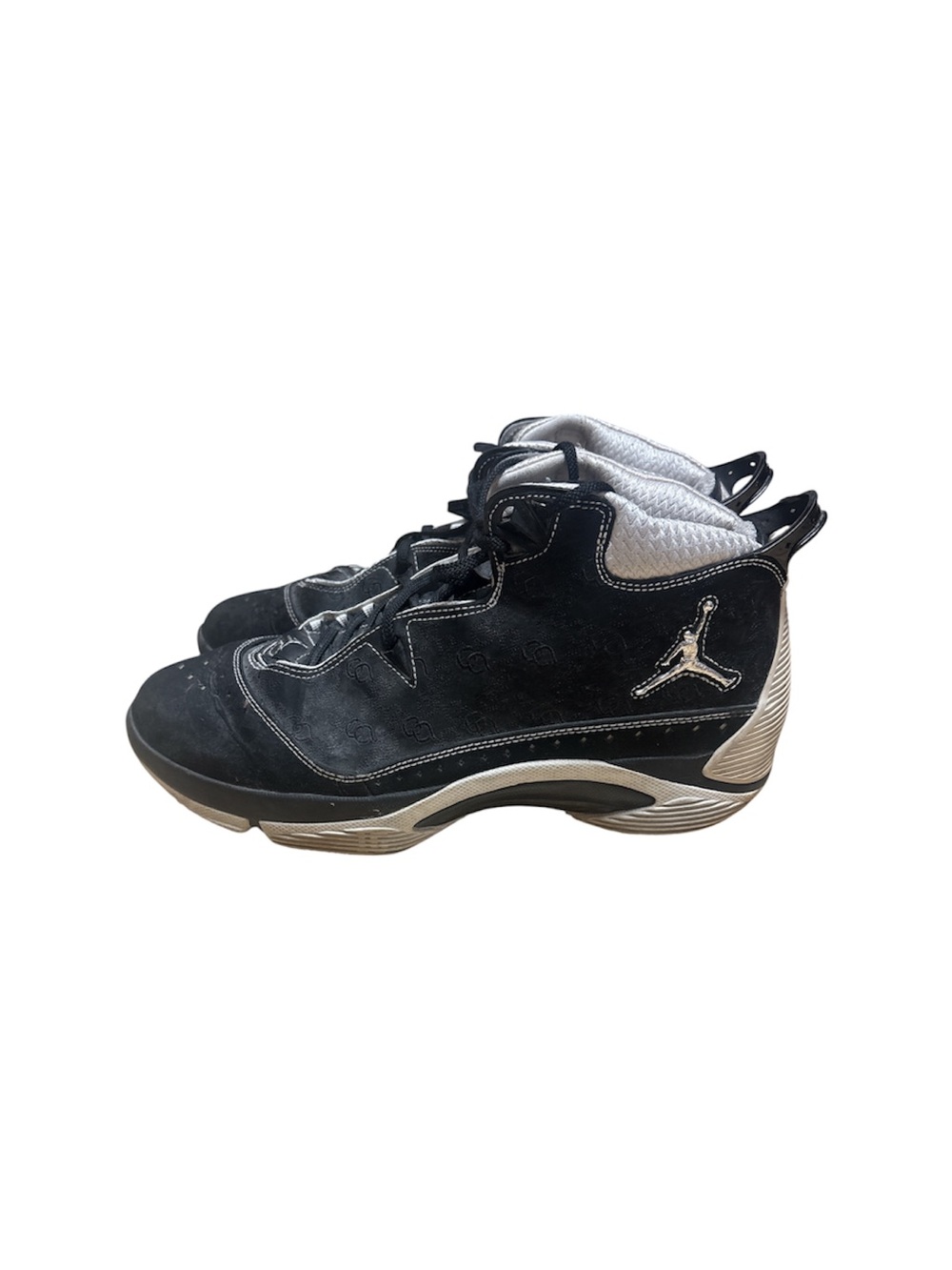 Air Jordan Melo 5 Black hightop sneakers